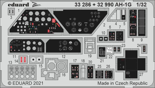 Eduard 1/32 AH-1G Photo etched set