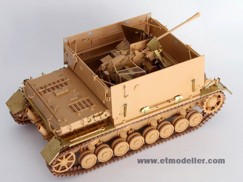 E.T. Model 1:35 WWII German Flakpanzer IV Möbelwagen Detail Set