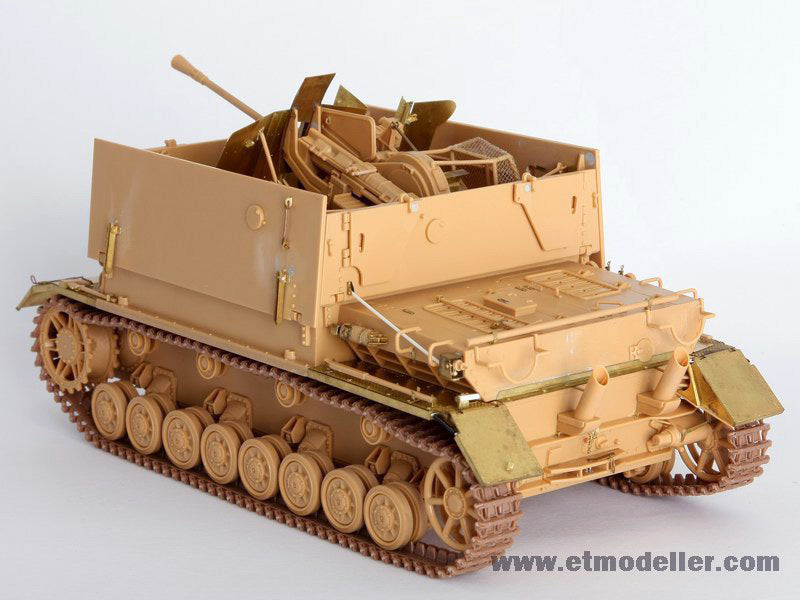 E.T. Model 1:35 WWII German Flakpanzer IV Möbelwagen Detail Set