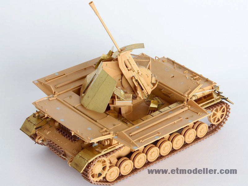 E.T. Model 1:35 WWII German Flakpanzer IV Möbelwagen Detail Set