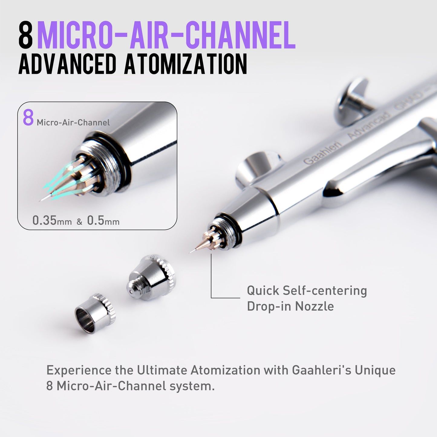 Gaahleri GHAD-39 Advanced Series Airbrush