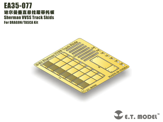 E.T. Model 1:35 Sherman VVSS Track Skids