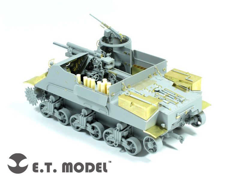 E.T. Model 1:35 WWII US M7 Priest Mid Production Value Package Detail Set