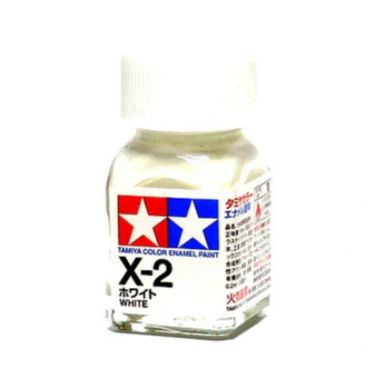 Tamiya Color Enamel Paint X-2 Gloss White 10ml