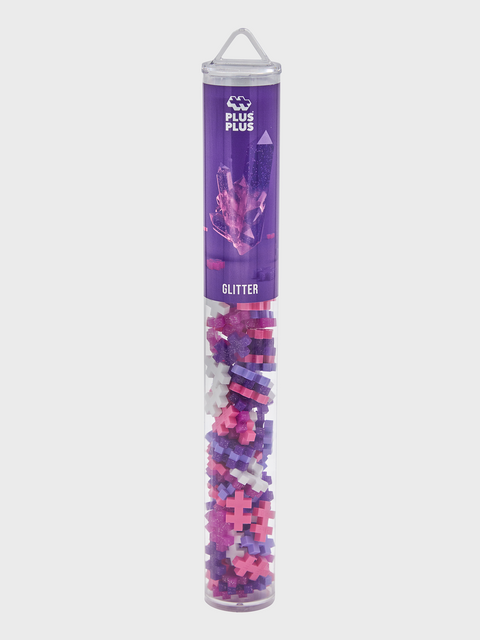 Plus Plus Glitter Colourmix 100pce Tube