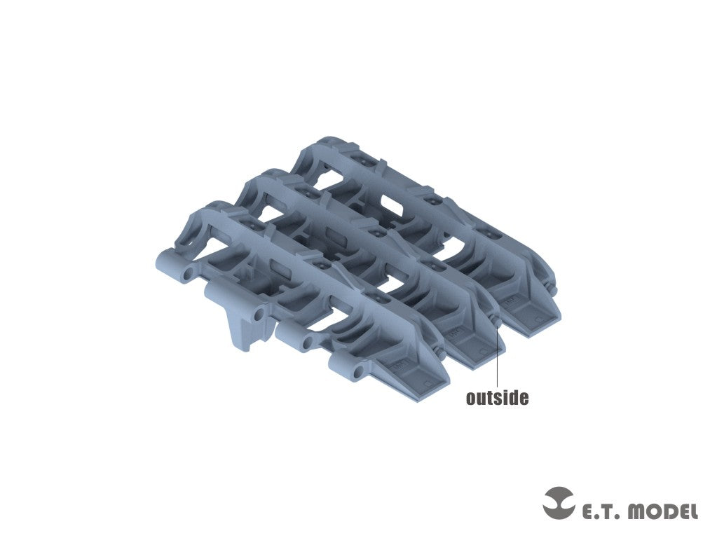 E.T. Model 1/35 WWII German Pz.Kpfw.III/IV（Ostketten）Workable Track(3D Printed)