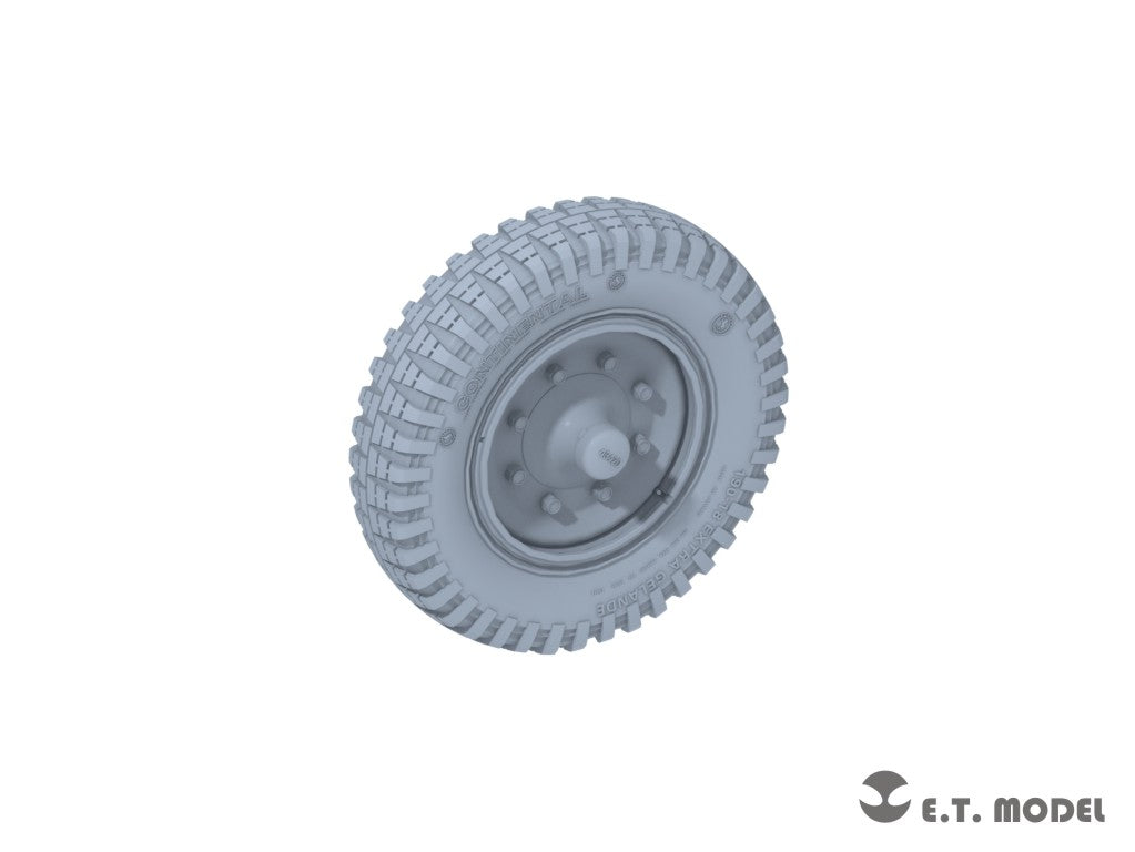 E.T. Model 1/35 WWII German Sd.kfz.251/Sd.kfz.11 Sagged Front Wheels