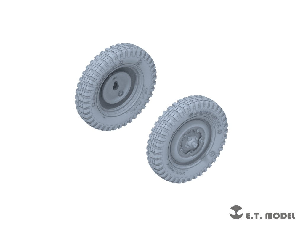 E.T. Model 1/35 WWII German Schwimmwagen Type166 Sagged wheels(Narrow)