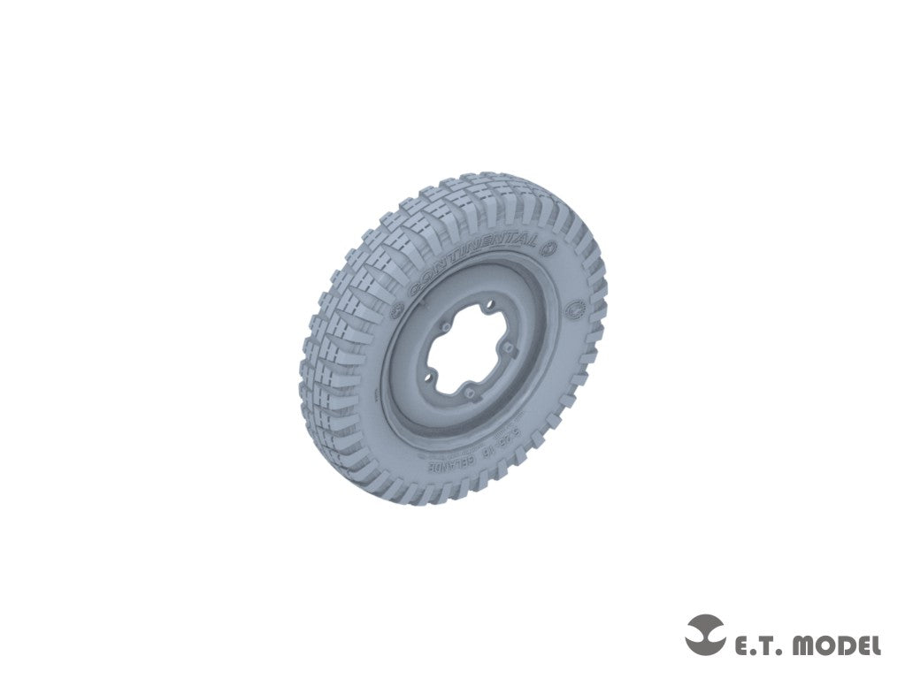 E.T. Model 1/35 WWII German Schwimmwagen Type166 Sagged wheels(Narrow)