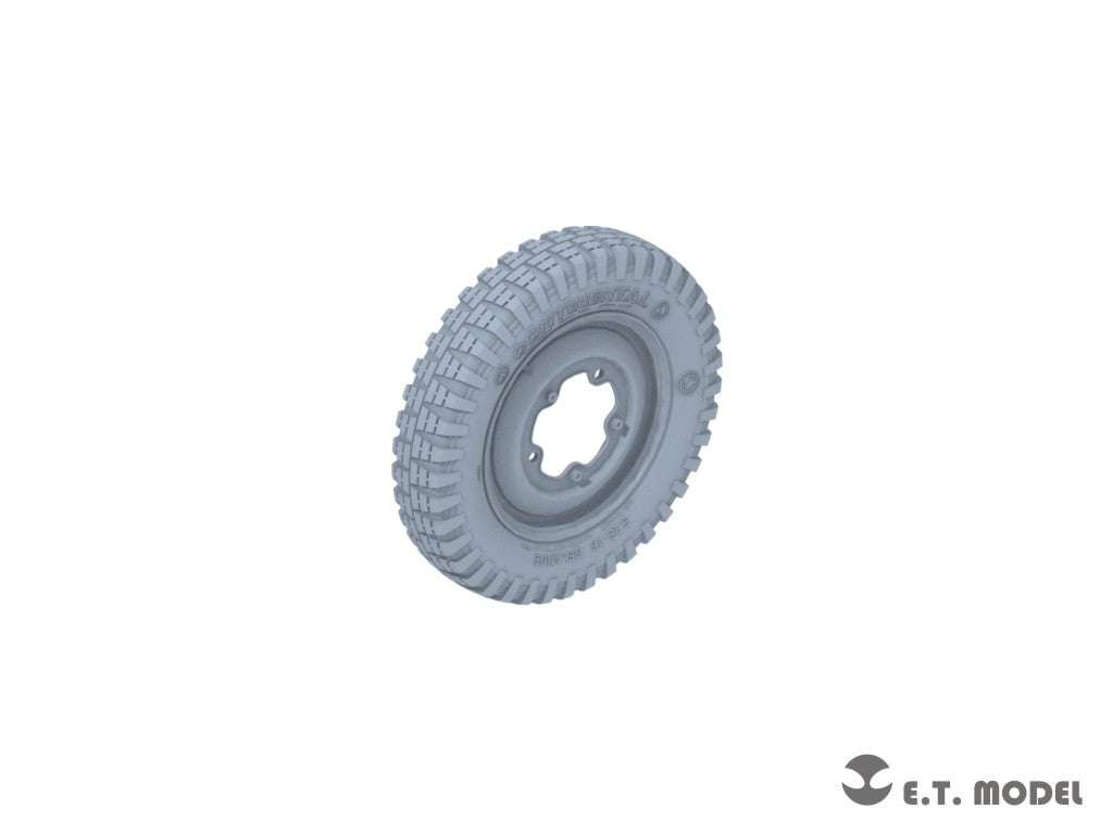 E.T. Model 1/35 WWII German Kübelwagen Type82 Sagged wheels((Narrow)