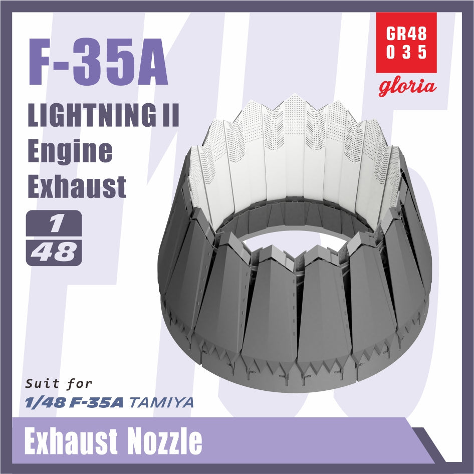 Gloria 1:48 F-35A Exhaust Nozzle