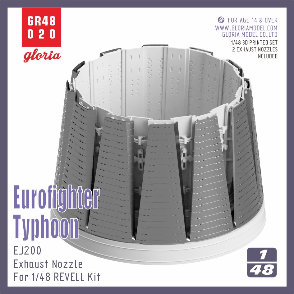 Gloria 1/48 Eurofighter Typhoon Exhaust Nozzle