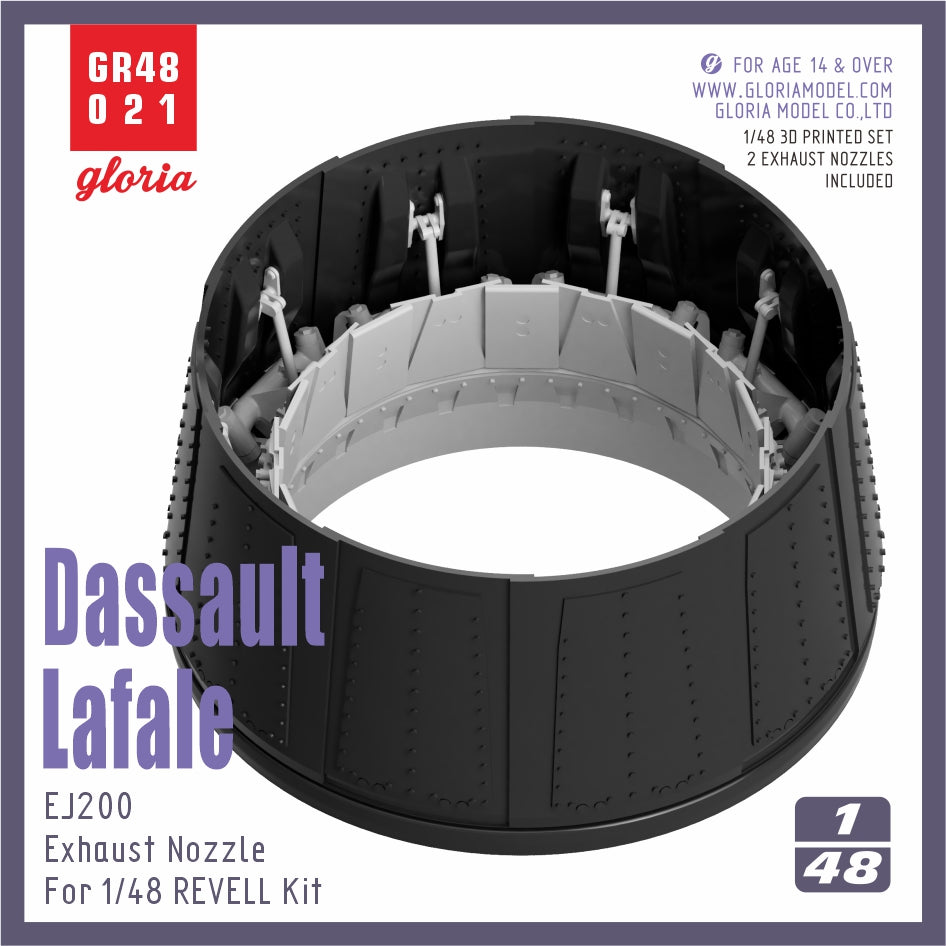 Gloria 1:48  Rafale Exhaust Nozzle