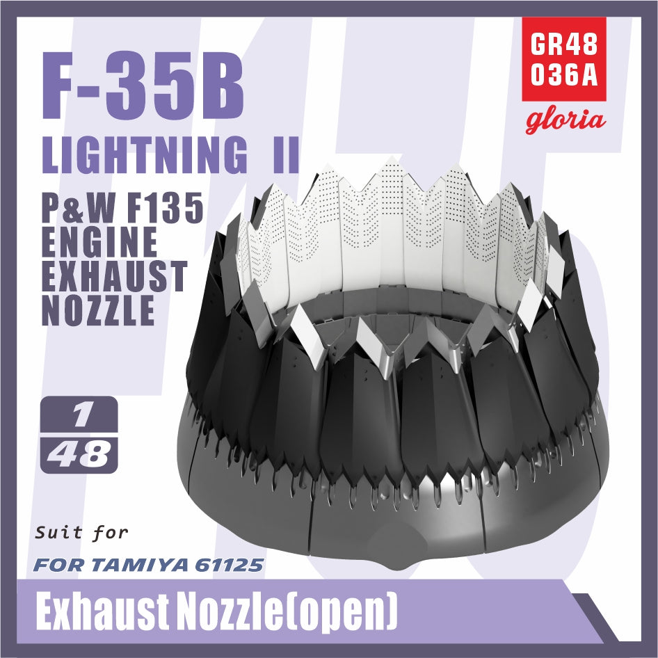 Gloria 1:48 F-35B Exhaust Nozzle (OPEN)