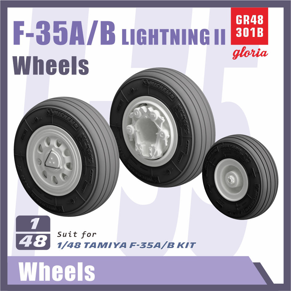 Gloria 1:48 F-35A/B Wheels