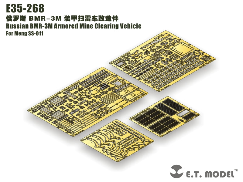 E.T. Model 1:35 Russian BMR-3M Armored Mine Clearing Vehicle Detail Set