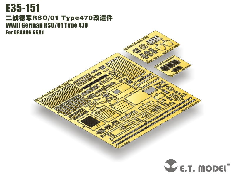 E.T. Model 1:35 WWII German RSO/01 Type 470 Detail Set