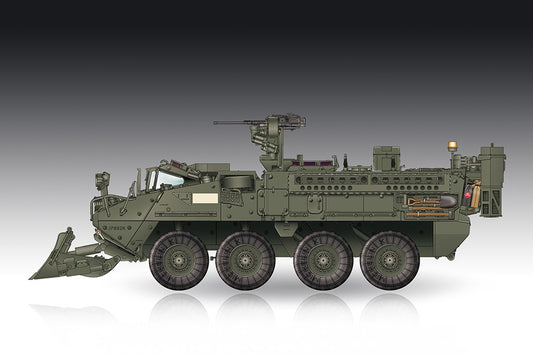 Trumpeter 1/72 M1132 Stryker Engineer Squad Vehicle w/SOB Plastic Model Kit