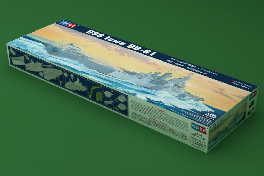 HobbyBoss 1/350 USS Iowa BB-61 Plastic Model Kit