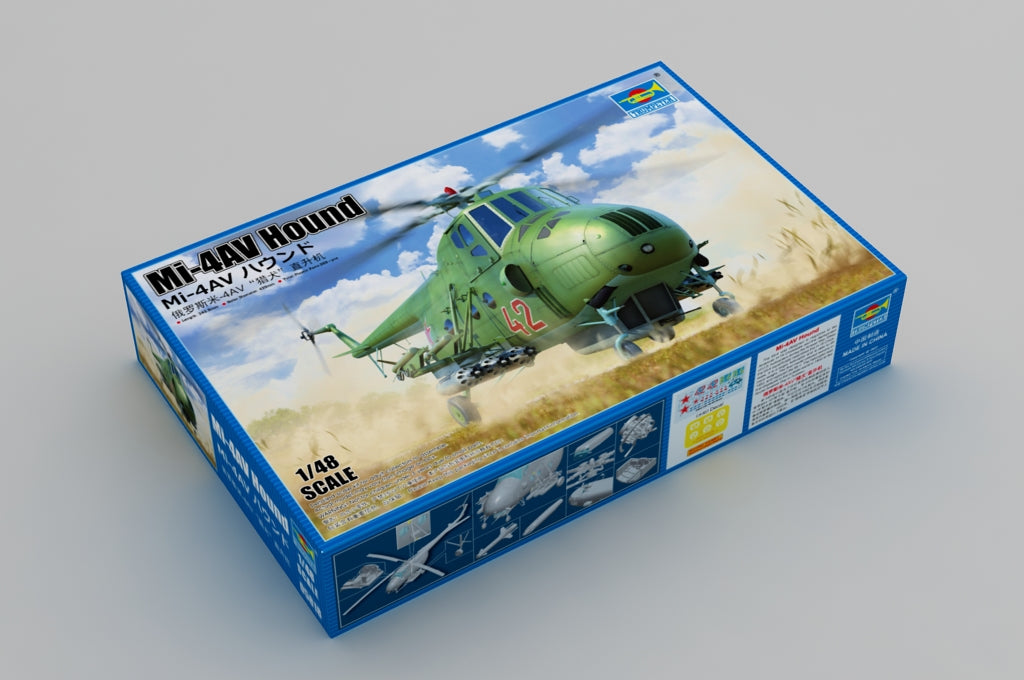 Trumpeter 1/48 Mi-4AV Hound   Plastic Model Kit