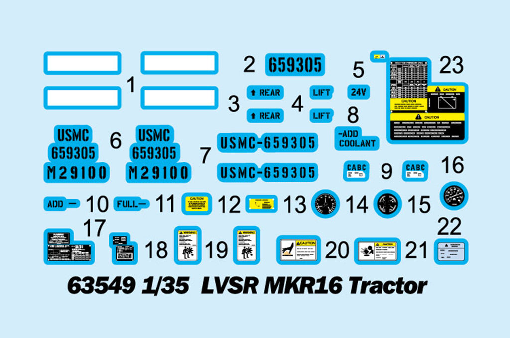 I Love Kit 1/35 LVSR MKR16 Tractor Plastic Model Kit