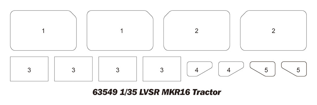 I Love Kit 1/35 LVSR MKR16 Tractor Plastic Model Kit