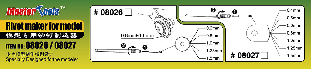 Trumpeter Rivet maker for model #1 Modelling Tool