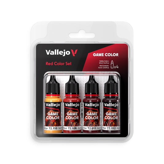 Vallejo Game Colour Red Colours Acrylic Paint Set