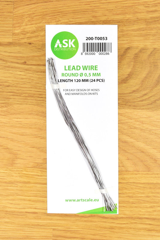 ASK Lead Wire - Round Ø 0,5 mm x 120 mm (24 pcs)