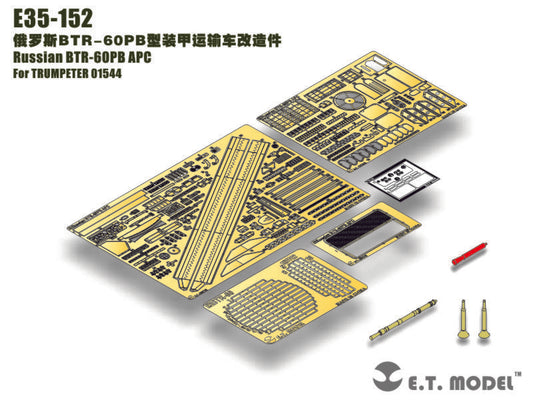 E.T. Model 1:35 Russian BTR-60PB APC Detail Set