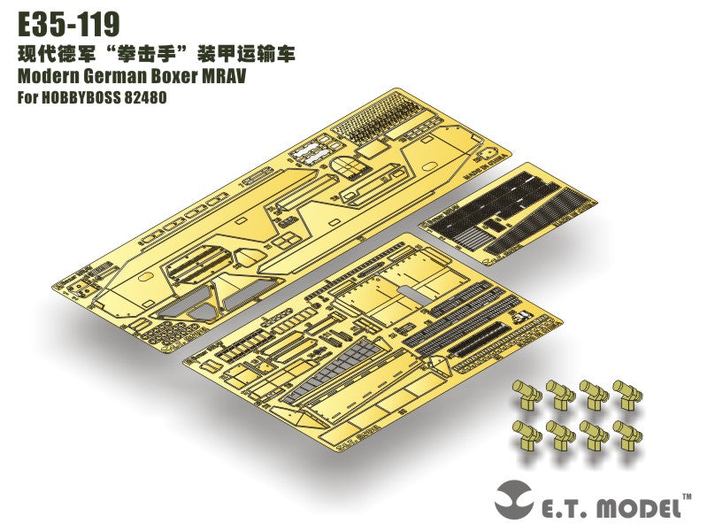 E.T. Model 1:35 Modern German Boxer MRAV Detail Set