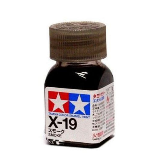 Tamiya Color Enamel Paint X-19 Gloss Smoke 10ml