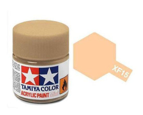 Tamiya Color Acrylic Paint XF-15 Flat Flesh 10ml