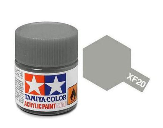 Tamiya Color Acrylic Paint XF-20 Medium Grey 10ml