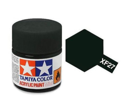 Tamiya Color Acrylic Paint XF-27 Black Green 10ml