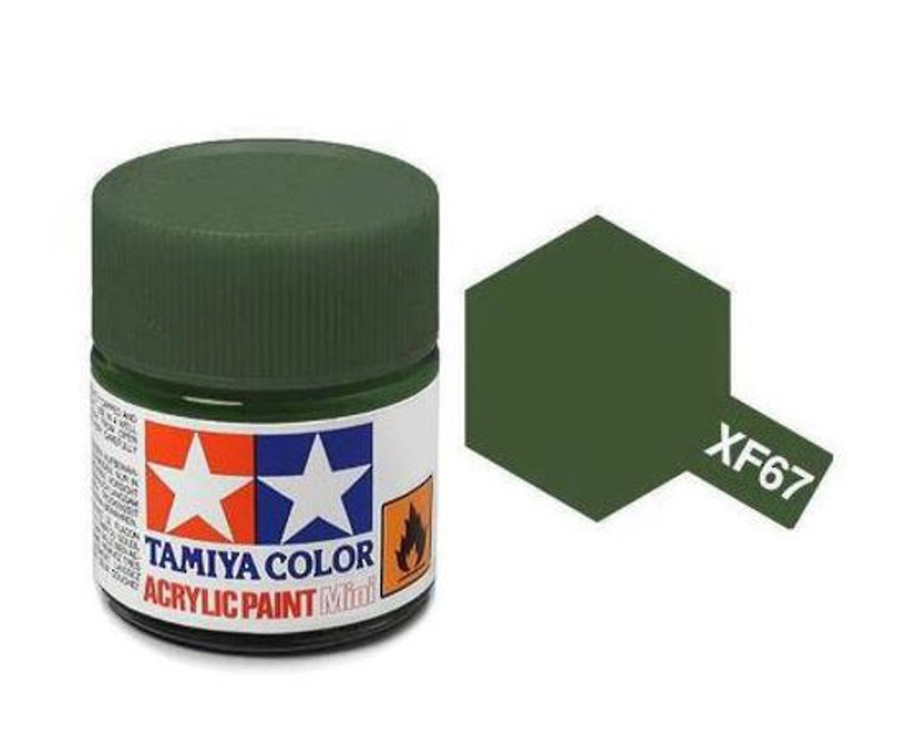 Tamiya Color Acrylic Paint XF-67 Nato Green 10ml