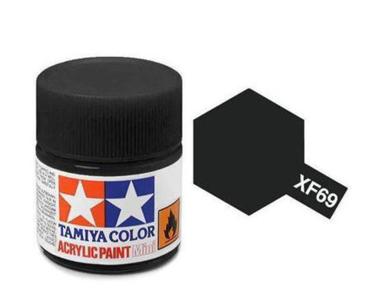 Tamiya Color Acrylic Paint XF-69 Nato Black 10ml