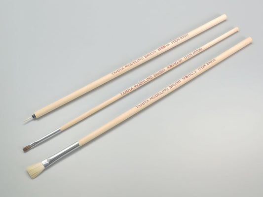 Tamiya Brush Set Basic 3 Piece