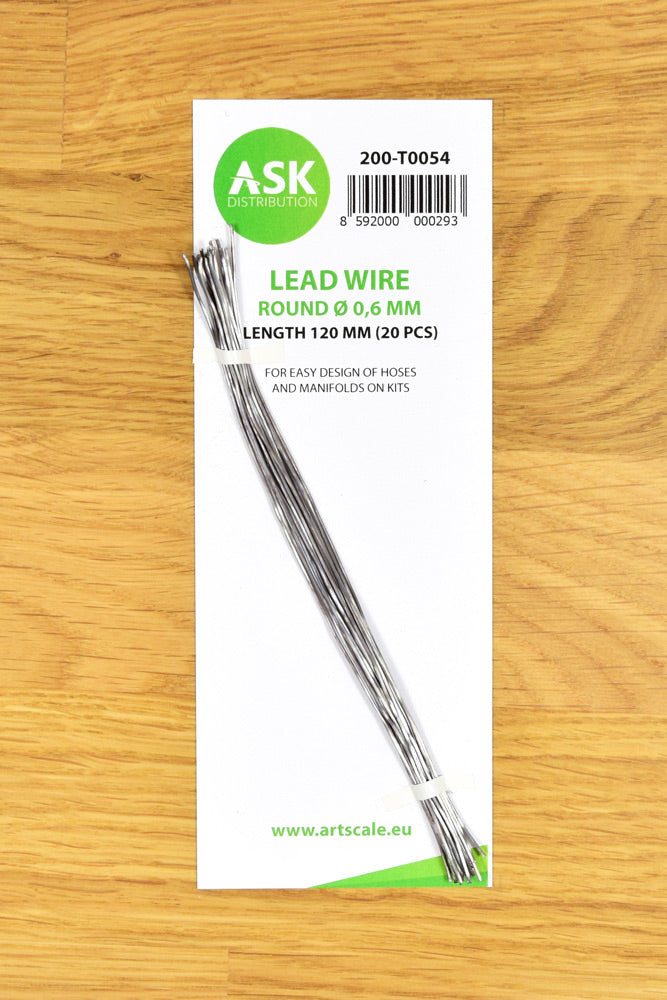 ASK Lead Wire - Round Ø 0,6 mm x 120 mm (20 pcs)