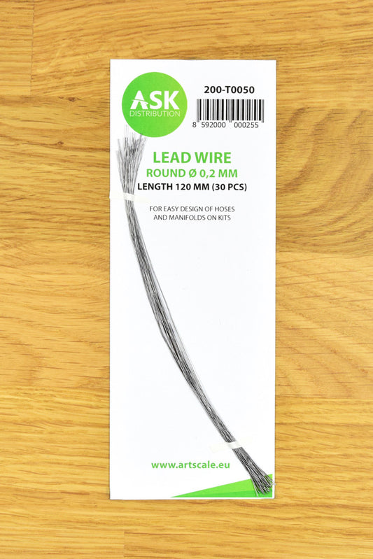 ASK Lead Wire - Round Ø 0,2 mm x 120 mm (30 pcs)