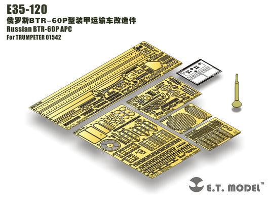 E.T. Model 1:35 Russian BTR-60P APC Detail Set