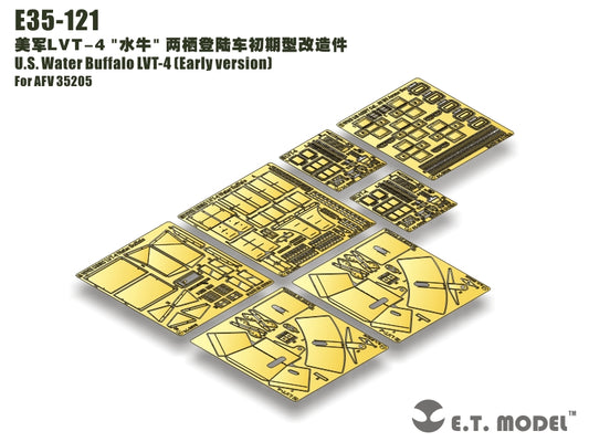 E.T. Model 1:35 U.S. Water Buffalo LVT-4 (Early version) DetaIl Set