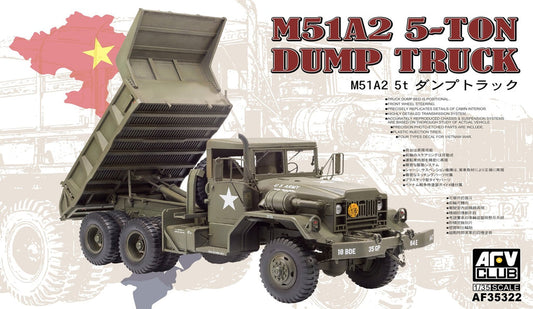 AFV Club M51A2 5-Ton Dump Truck Plastic Model Kit