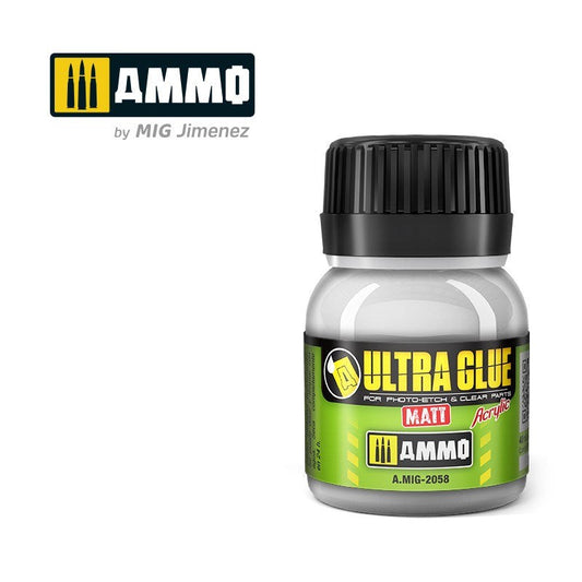 Ammo Ultra Glue Matt - for Etch, Clear Parts & More (Acrylic Waterbase Glue)