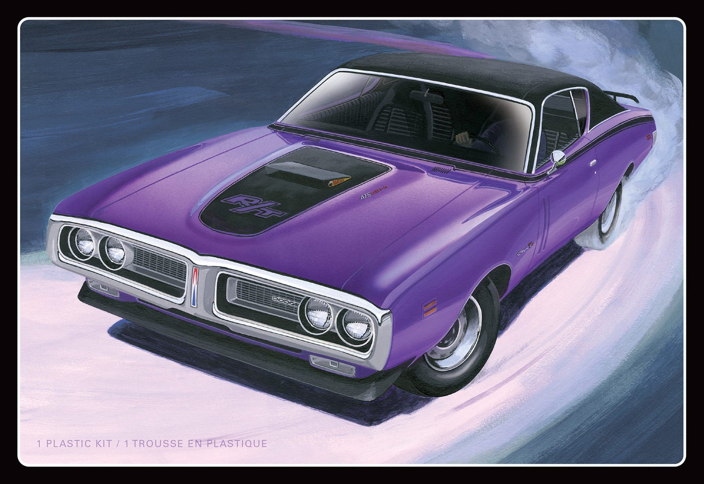 AMT 1/25 1971 Dodge Hemi Charger R/T  Plastic Model Kit