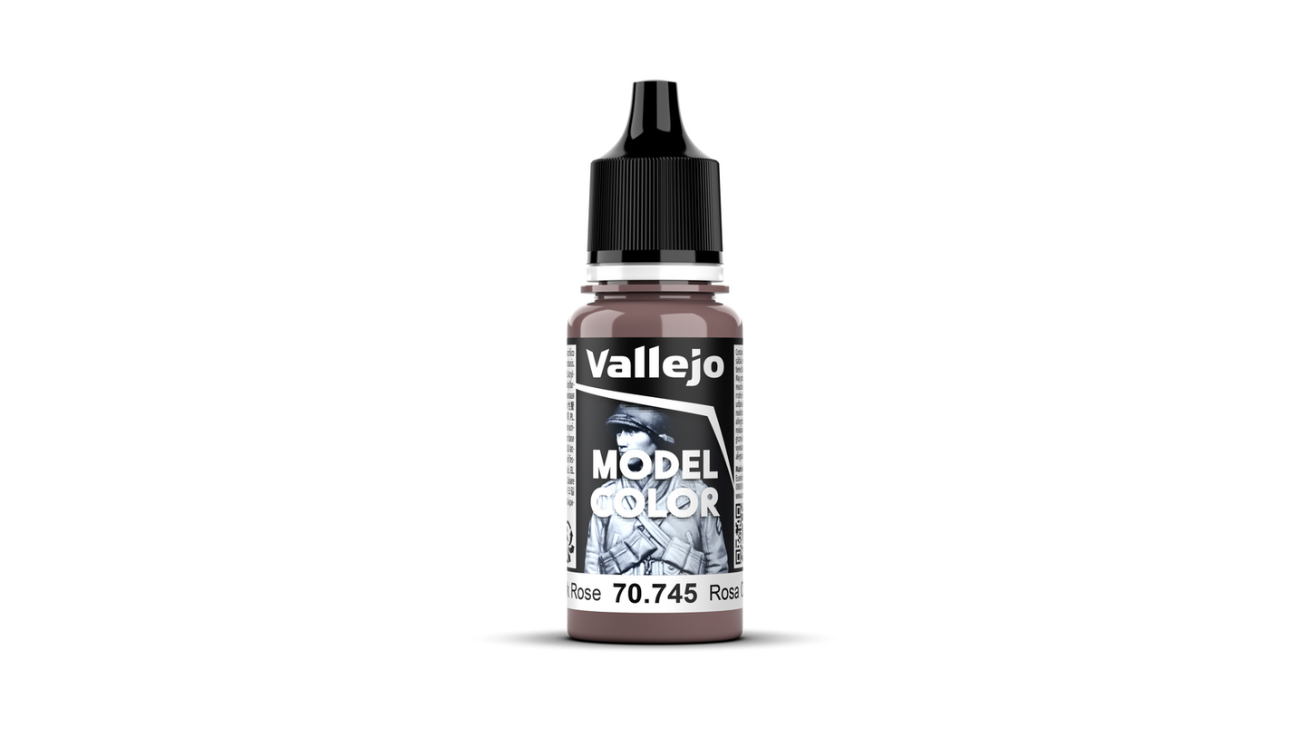 Vallejo Model Color: #011 - Dark Rose - 18 ml Matt Acrylic Paint