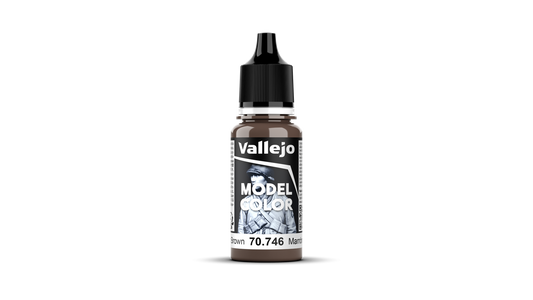 Vallejo Model Color: #016 - Chestnut Brown - 18 ml Matt Acrylic Paint