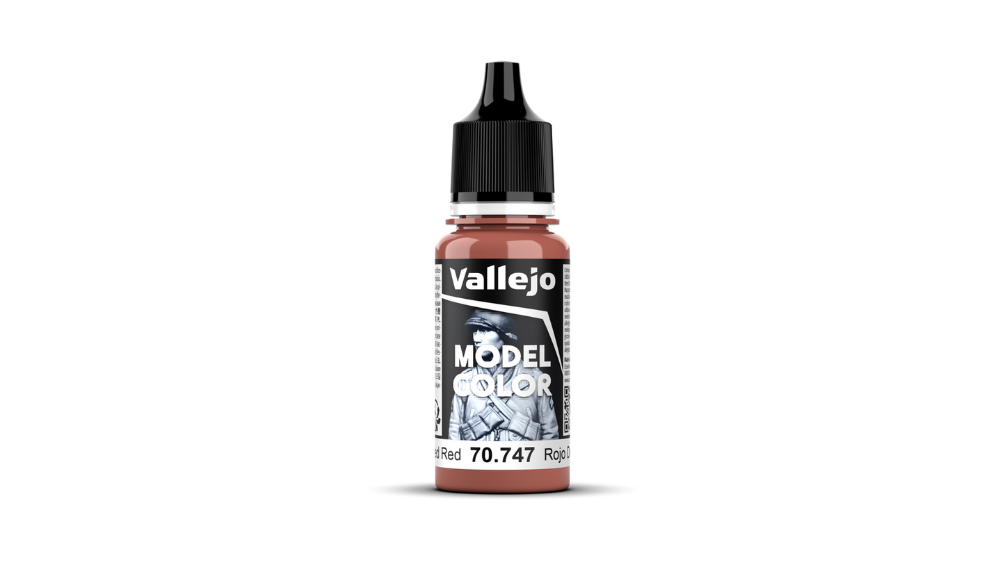 Vallejo Model Color: #035 - Faded Red - 18 ml Matt Acrylic Paint