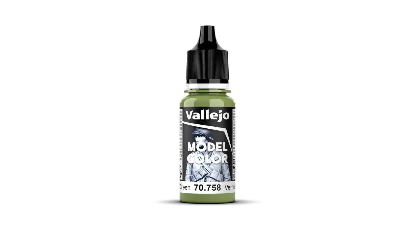 Vallejo Model Color: #085 - Bright Green - 18 ml Matt Acrylic Paint