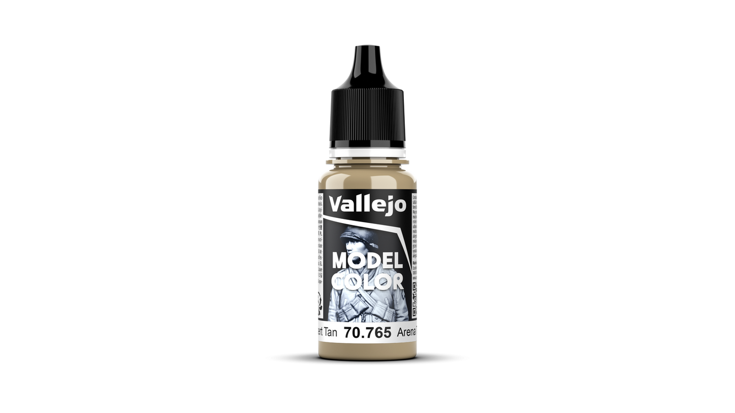 Vallejo Model Color: #140 - Desert Tan - 18 ml Matt Acrylic Paint